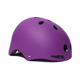 Casco Urbano Con Luz Powerbike Purpura Talla: L (59-61)
