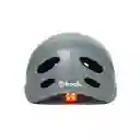 Casco Urbano Hook Gris Con Luz Hk-305 Talla: M