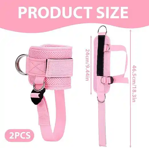 Par De Tobilleras Rosa