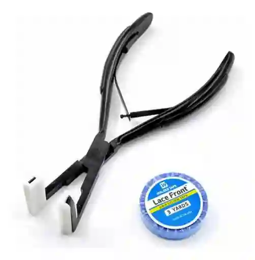 Cintas Adhesivas De Extensión De Cabello Alicate De Presión