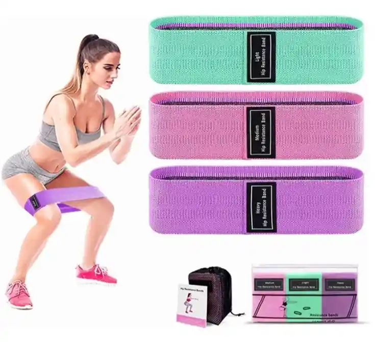 Set De 3 Bandas De Resistencia Fitness