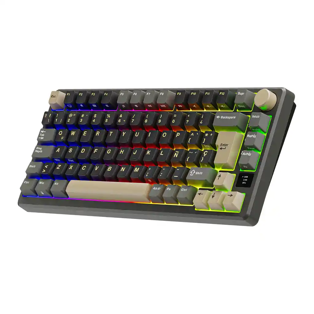 Teclado Mecánico Inalámbrico Rk M75 Phantom 75% Español – Royal Kludge