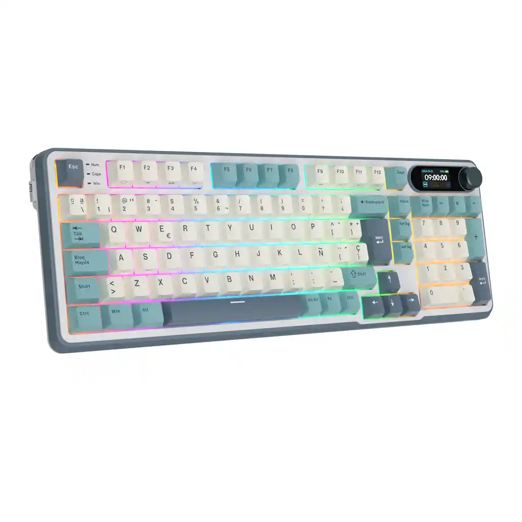 Teclado Mecánico Inalámbrico Rk S98 Light Cloud 96% Español – Royal Kludge