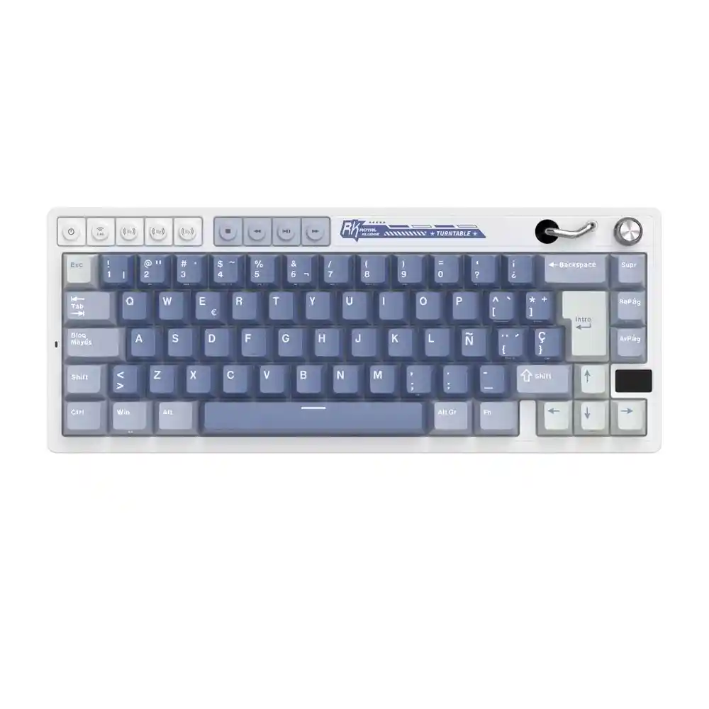 Teclado Mecánico Inalámbrico Rk M65 Ocean Blue 65% Español – Royal Kludge