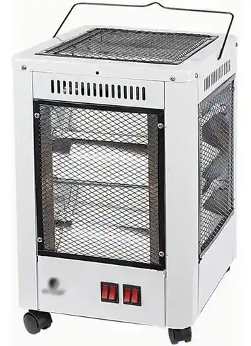 Calefactor Eléctrico Estufa Halógena Cuarzo Calefacción
