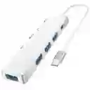 Hub Expansor Usb-c/tipo-c A Usb-c + Usb 3.0 + 3 X Usb 2.0