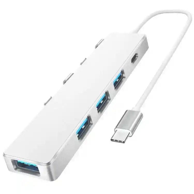 Hub Expansor Usb-c/tipo-c A Usb-c + Usb 3.0 + 3 X Usb 2.0