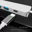 Hub Expansor Usb-c/tipo-c A Usb-c + Usb 3.0 + 3 X Usb 2.0