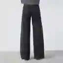 Pantalón Cortes Tachas Negro R 44 Mujer Raindoor