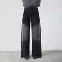 Pantalón Cortes Tachas Negro R 42 Mujer Raindoor