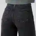 Pantalón Cortes Tachas Negro R 42 Mujer Raindoor