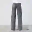 Pantalón Diagonal Bolsillo Gris 38 Mujer Raindoor