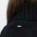 Sweater Trenzado Negro Xs Mujer Raindoor