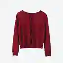 Cardigan Cinta Rojo S Mujer Raindoor