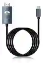 Adaptador Cable Usb Tipo C A Hdmi/ Usb-c A Hdmi 4k 2metros