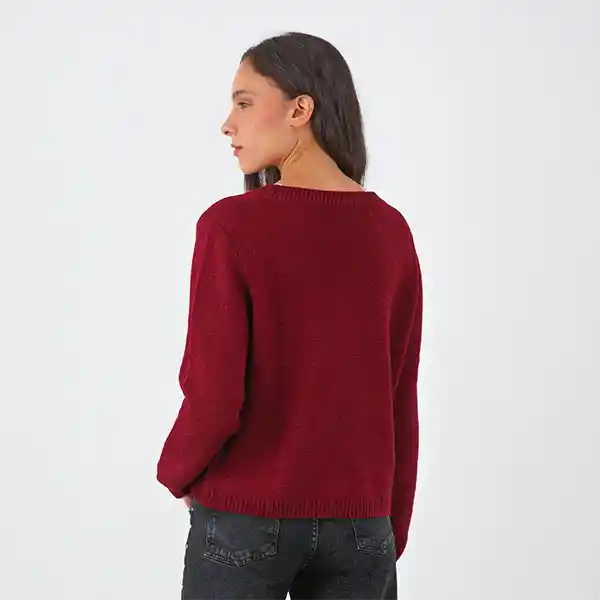 Cardigan Cinta Rojo M Mujer Raindoor