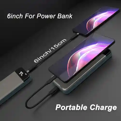 Cable De Carga Usb Tipo C A C, 60 W