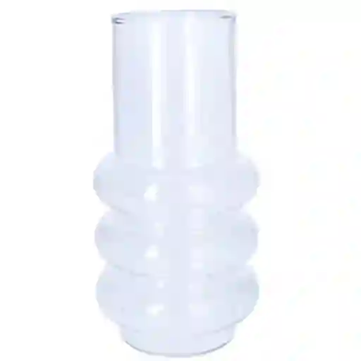 Florero Burbujas Transparente