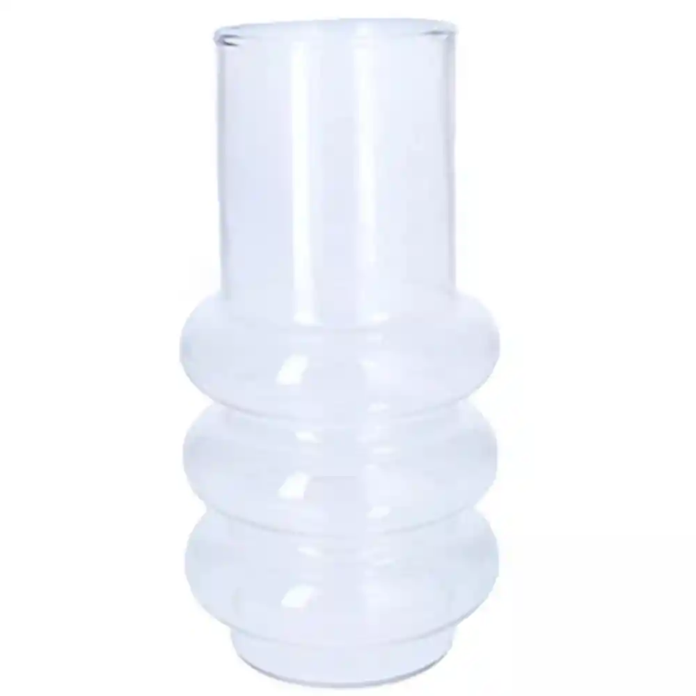 Florero Burbujas Transparente