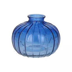Mini Florero Azul Redondo S