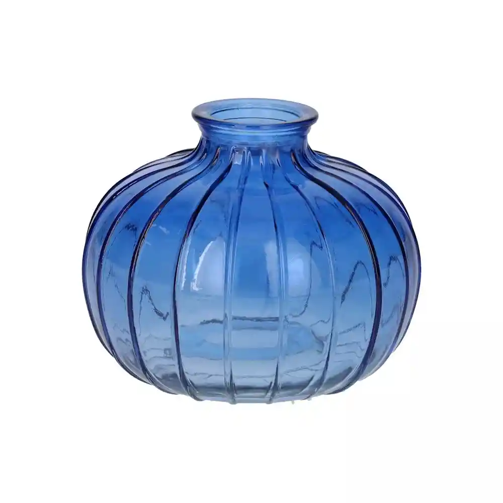 Mini Florero Azul Redondo S