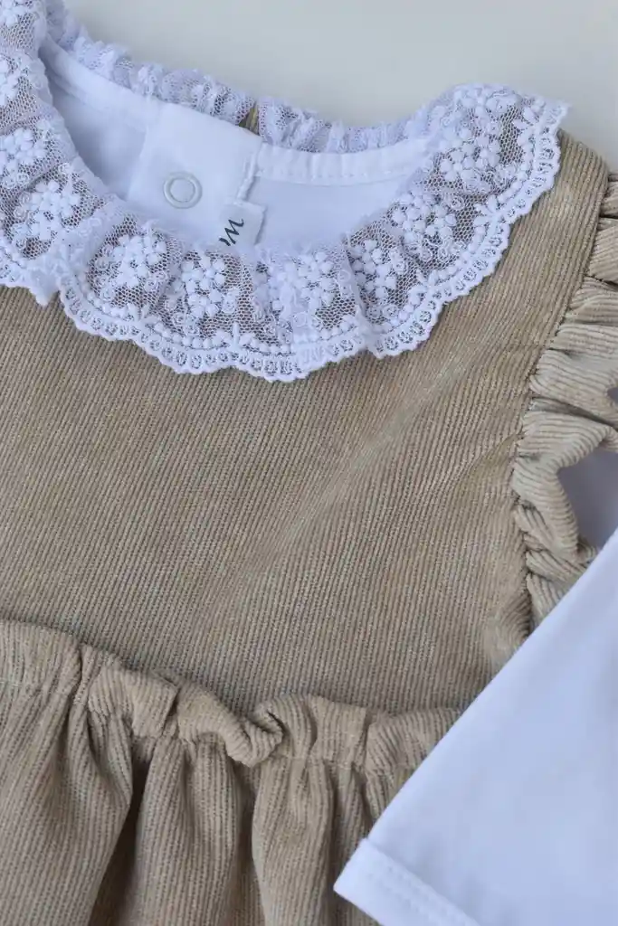 Warmi Bodie Diana Ml Cuello Tul 12/18 Meses