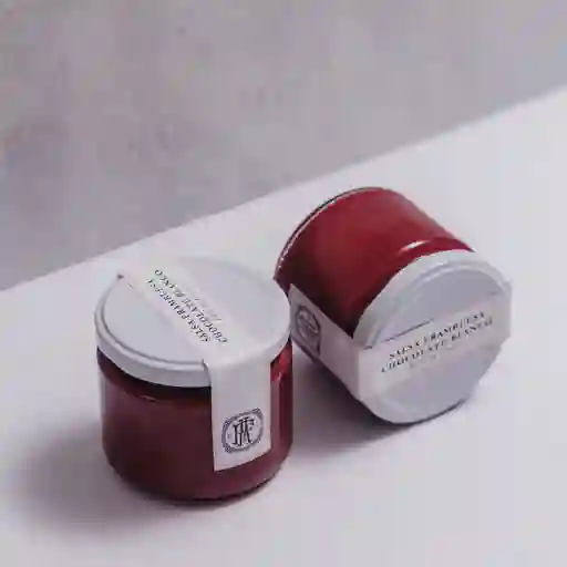 Salsa Frambuesa Con Chocolate Blanco 150ml