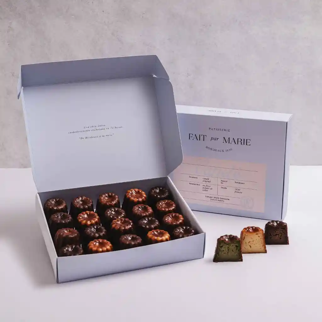 Canelé Mix Sabores - 20 Unidades