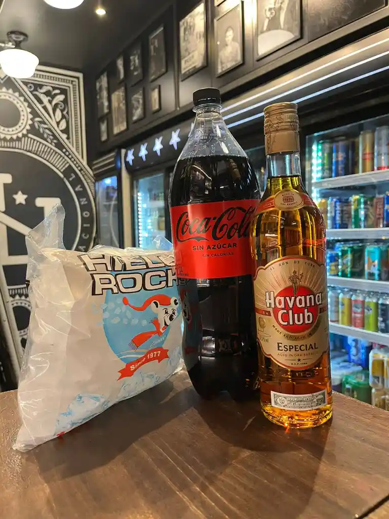 Promo Ron Havana + Coca Cola Zero + Hielo