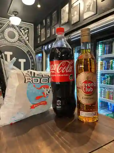 Promo Ron Havana + Coca Cola Normal + Hielo