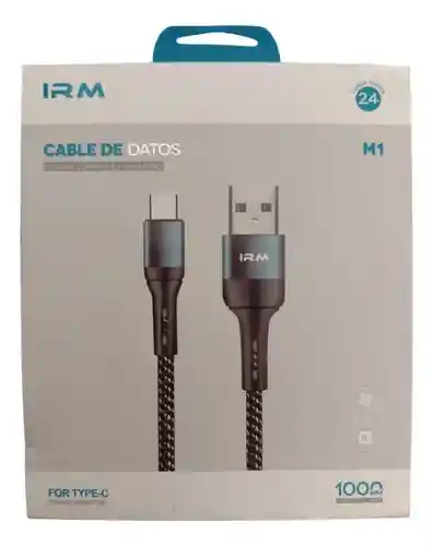 Cable De Datos Usb C 1 Metro Tejido
