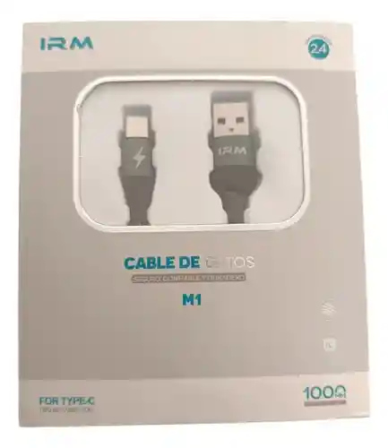 Cable De Datos Usb C 1 Metro Tejido