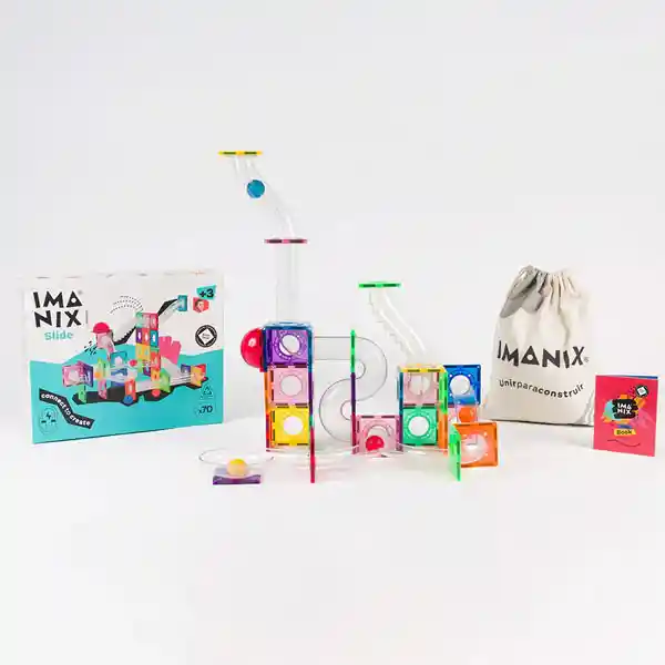 Imanix Tobogán 70 Piezas Tubos Transparentes – Brain Toys