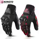 Guantes Tácticos Para Motocicleta O Bici Nudillos Extra Duros Reforzados Correa Con Dedos Color Negro Talla Xl