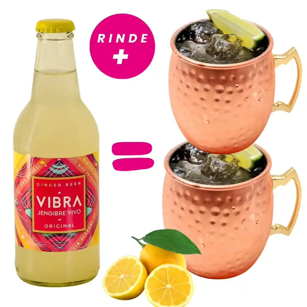 Vibra Mixta, Ginger Beer Artesanal 12 Und De 333 ml