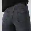 Pantalón Negro Estrellas Bordadas 38 Mujer Raindoor