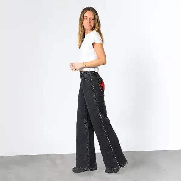 Pantalón Negro Red Star R 32 Mujer Raindoor