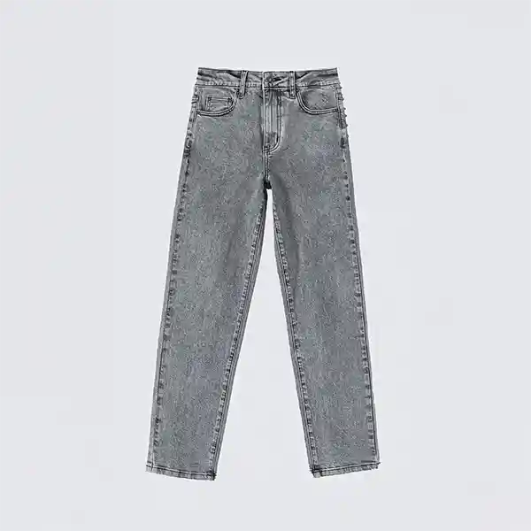 Pantalón Slim Mom Andorra Gris R 44 Mujer Raindoor
