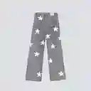 Pantalón Multi Estrellas Gris 40 Mujer Raindoor