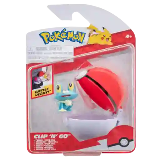 Pokemon Clip´n´go Figura Froakie + Pokebola