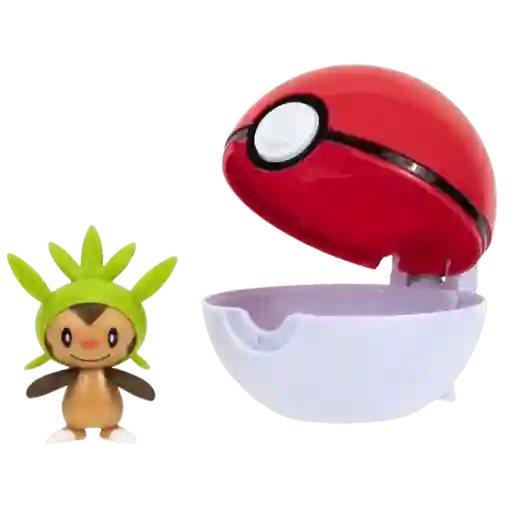 Pokemon Clip´n´go Figura Chespin + Pokebola