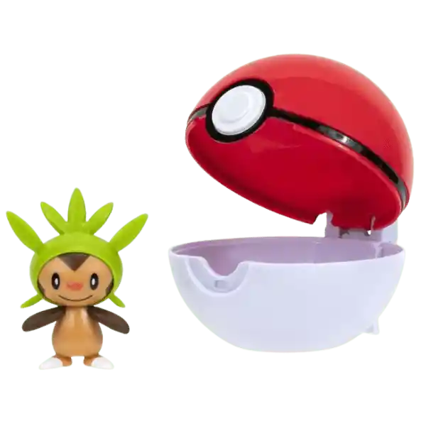 Pokemon Clip´n´go Figura Chespin + Pokebola