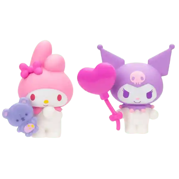 Hello Kitty Pack 2 Figuras Kuromi My Melody