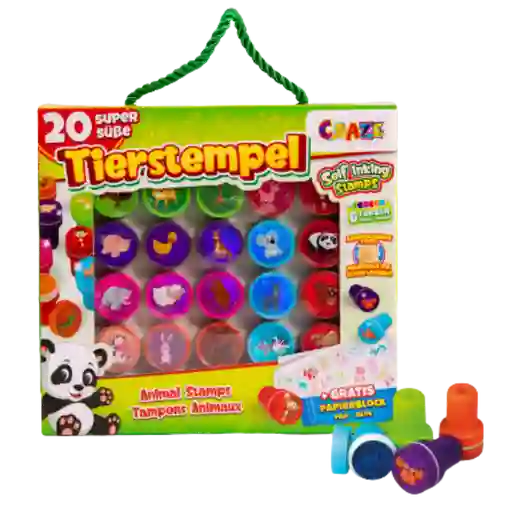 Craze Timbres De Animales Set 20ú.