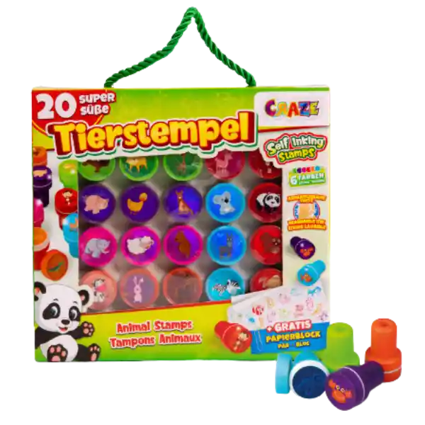 Craze Timbres De Animales Set 20ú.