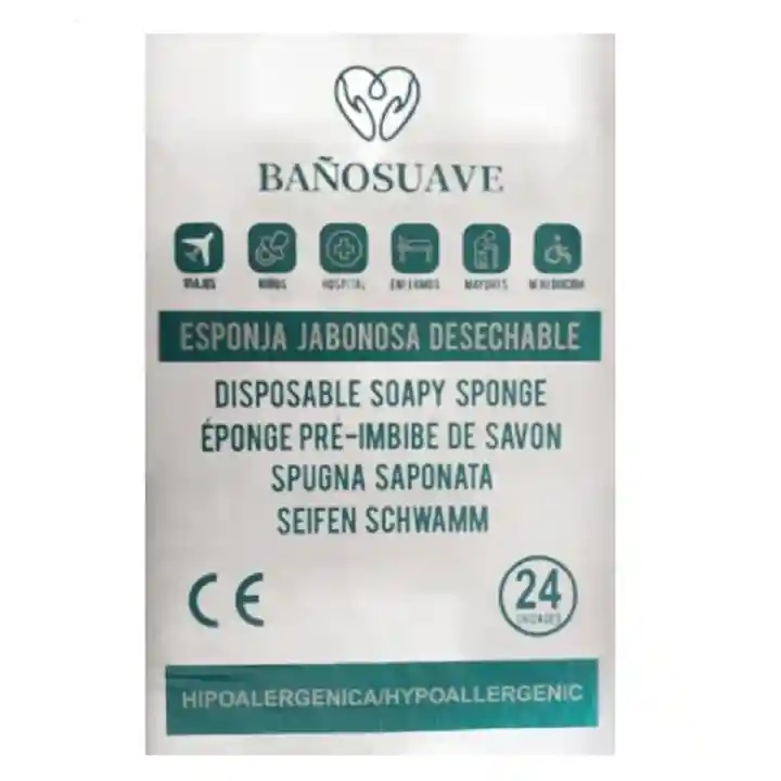 Esponja Jabonosa Sin Enjuague