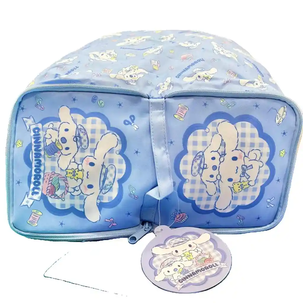 Bolsa De Mano Reutilizable Cinnamoroll (serie Gingham Paperboy)