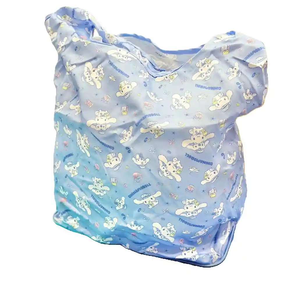 Bolsa De Mano Reutilizable Cinnamoroll (serie Gingham Paperboy)