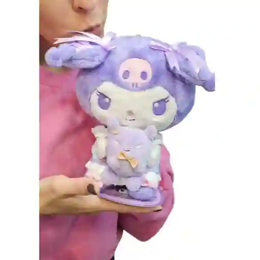Peluche Kuromi 22cm Serie Dainty Doll Sanrio Original