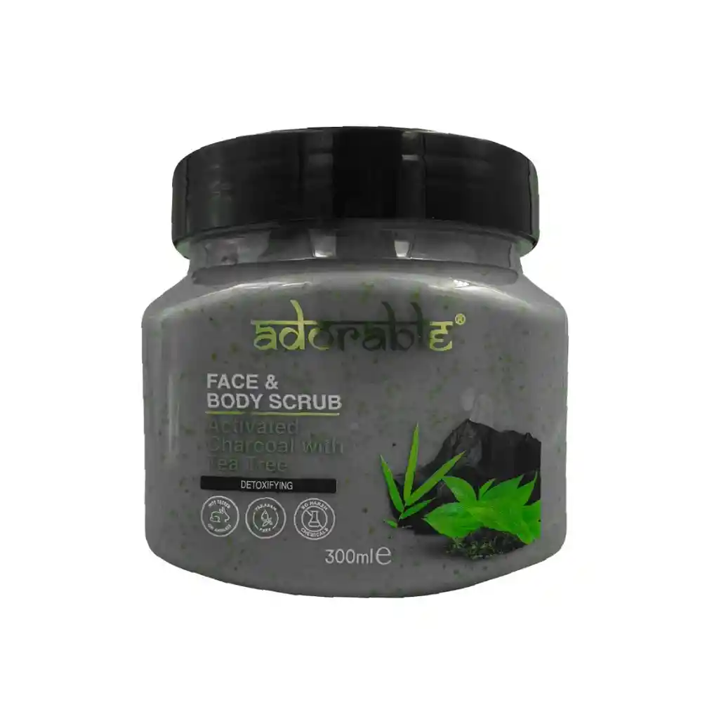Adorable Exfoliante Carbon Activo Arbol De Te 300 Ml